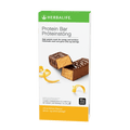 Herbalife Protein Bars in Citrus Lemon flavour, 14 bars per box, high protein snack with 10g protein per bar.