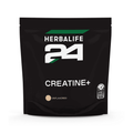 H24 Creatine + Herbalife24 product packaging showcasing unflavored creatine supplement.