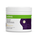 Night Mode supplement by Herbalife in chamomile and peach flavor, promoting better sleep with saffron extract, 180g.