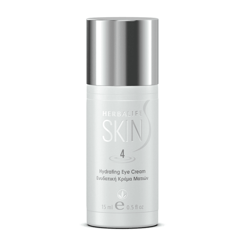 Hydrating Eye Cream by Herbalife Skin, 15 ml size, helps minimize fine lines and wrinkles around the eyes.